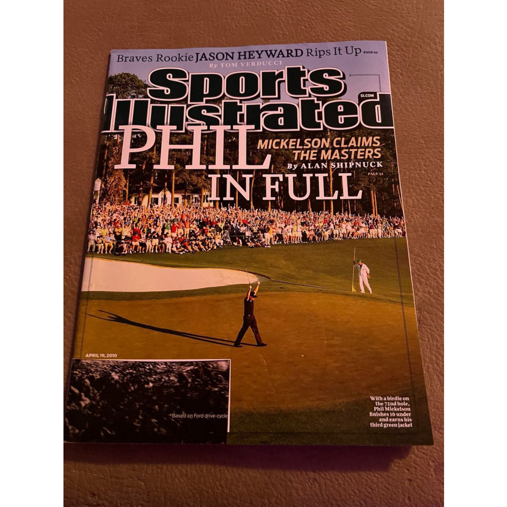 Sports Illustrated April 19 2010 Phil Mickelson cover 4/19/10